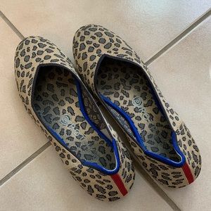 Rothys leopard ballet flats